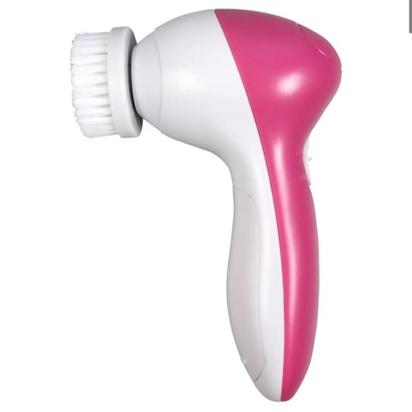 5pc Power Facial Cleansing set foot pumice scrubber with 4 replaceable heads new - Picture 1 of 10